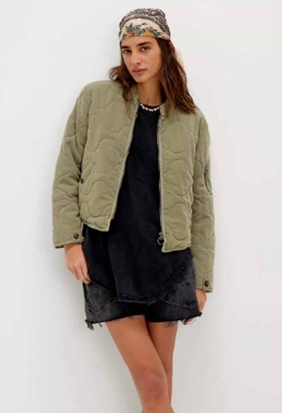 034 NWOT We the Free Aura Liner Jacket | Color Adventurer (Green) | Large